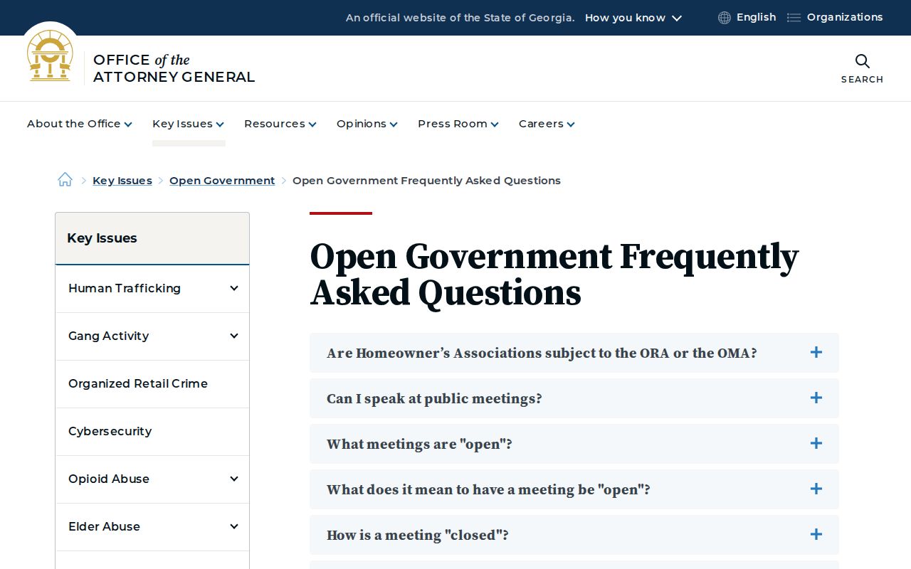 Marion County court records Georgia Open Government FAQ