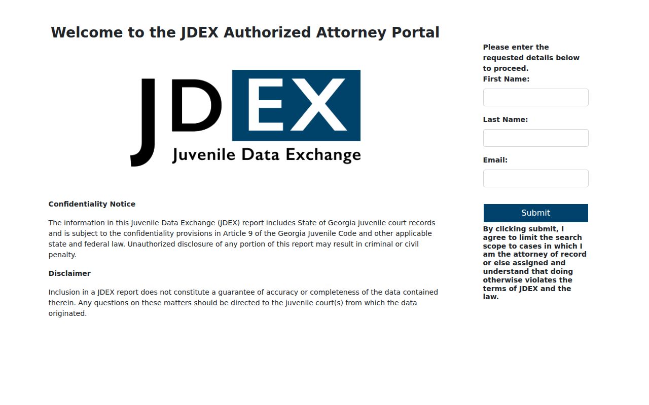 Marion County criminal docket juvenile attorney verification route
