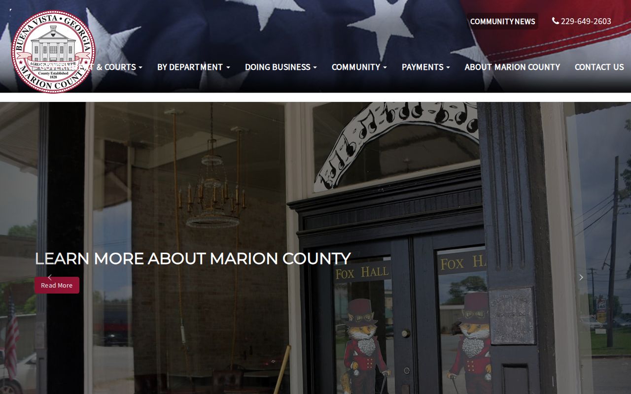 Marion County court docket official county government page