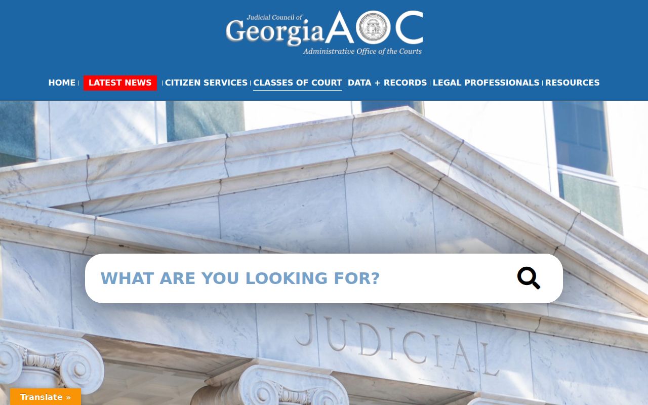 Marion County court docket Georgia classes of court